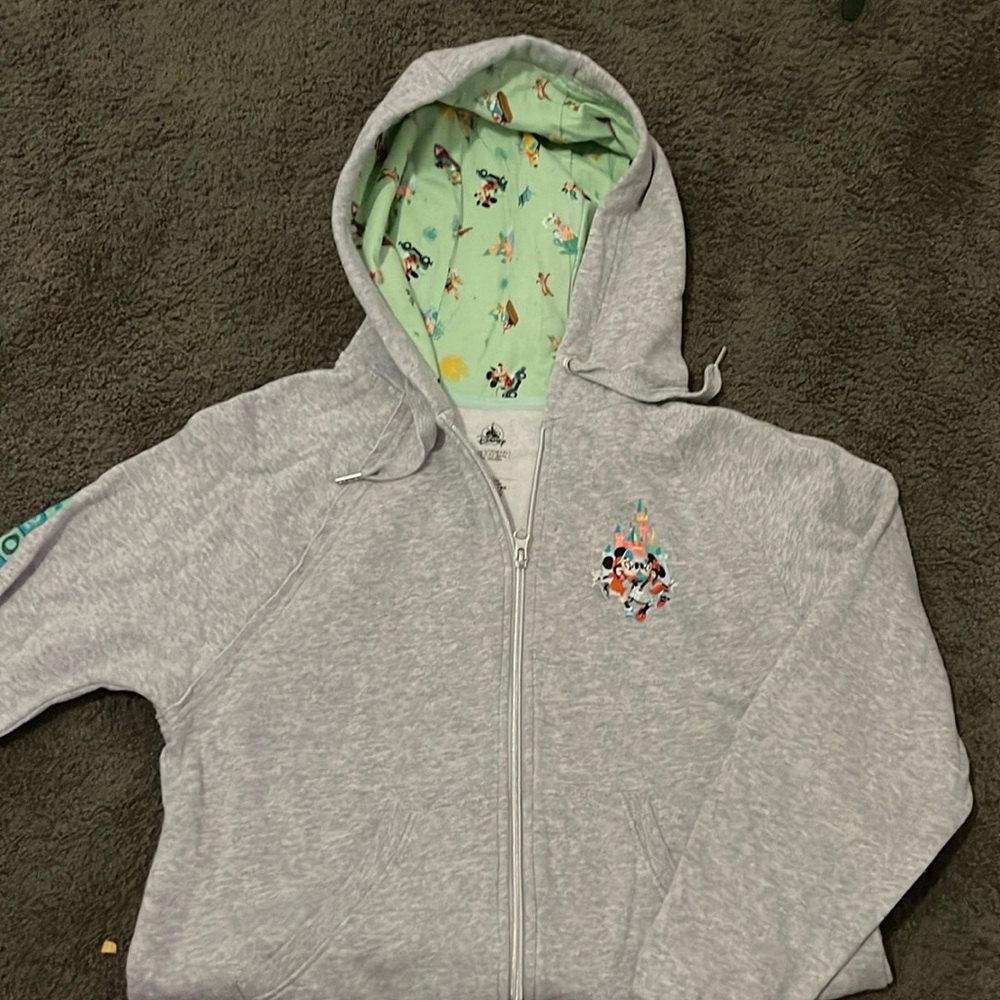 Disney gray sweatshirt size Small